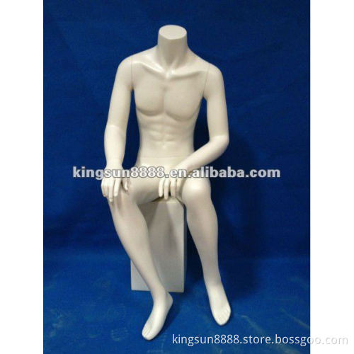 sitting male mannequin
